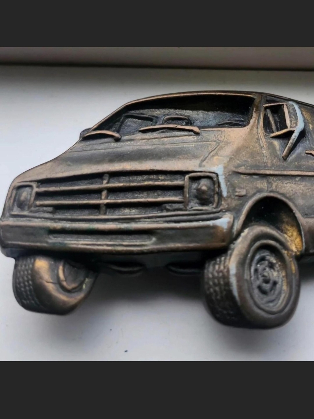 Bronze-Tone Van Belt Buckle - Men Accessories